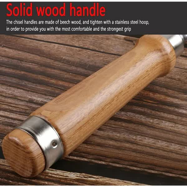 4-piece wood chisel set, chisel set for wood carving and DIY