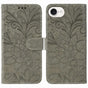 Case for iPhone 16e Lace Flowers PU Leather Flip Wallet Case