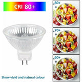 GU5.3 35W 12V Halogen lamp, MR16 Halogen Spot lamp, 6-pack - Side View