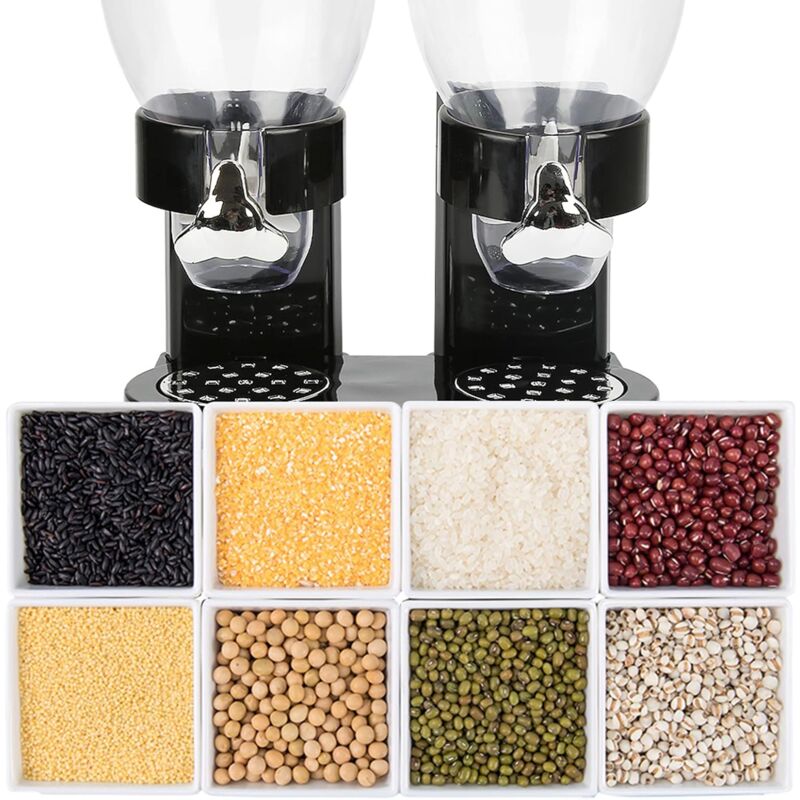 Double cereal container - Cereal container - Cornflakes container - Cereal container