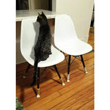 24 Cute Cat Foot Chair Socks Chair Leg Protectors Floor Protectors Anti-Scratch Anti-Sound 24 PCS (6 sets) - Top-Down View