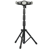 Compatible with iPad Stand, Height Adjustable iPad Holder Stand & Floor iPad Stand with 360° Rotating iPad Stand Mount - Side View