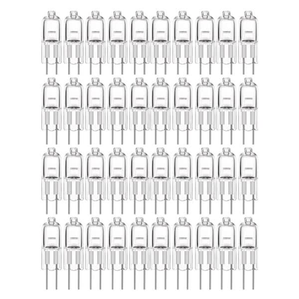 20-pack G4 halogen bulbs 10W 12V warm white