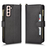 Compatible Case for Samsung Galaxy S21 5G, Magnetic Wallet, Premium Leather, Card Holder, Protective Case with Cover