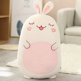 Squishmallow Pillow Doll Kawaii Animal Fat Dinosaur Pillow Plush Unicorn Rabbit 80cm-max Rabbit 80cm - Front View