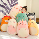 Squishmallow Pillow Doll Kawaii Animal Fat Dinosaur Pillow Plush Unicorn Rabbit 80cm-max Rabbit 80cm