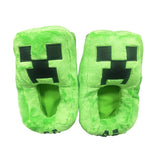 Minecraft Slippers Green (20-36) Green - Front View