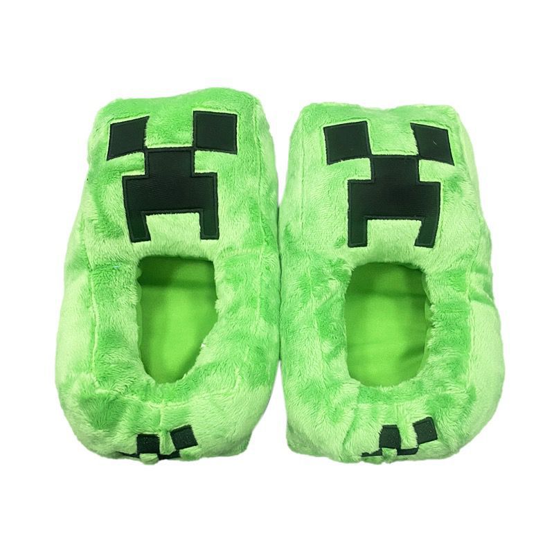 Minecraft Slippers Green (20-36) Green