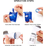 Electric Lice Comb, Vacuum Cleaner with Three Filters for Kids and Pets, Professional Lice Cleaning Tool - Top-Down View