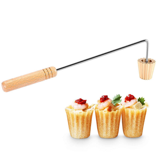 ZLD（pt）Malaysian Pie Tee Maker Nyonya Top Hats Mold for Baking Egg Cake Mold Reusable Deep Fried Snack Tool Kit