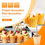 ZLD（pt）Malaysian Pie Tee Maker Nyonya Top Hats Mold for Baking Egg Cake Mold Reusable Deep Fried Snack Tool Kit - 45-Degree Angle
