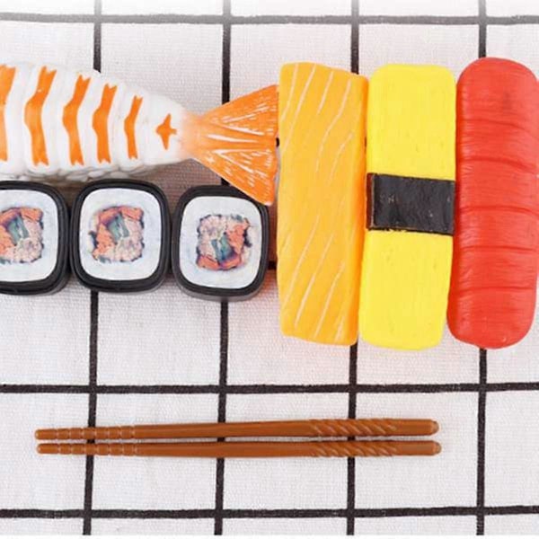 Rotating Sushi Toy Kids Food Train Set DIY Sushi Family Party