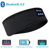Wireless Stereo Headset with Headband for Running, Sleeping and Music - Black