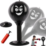 Boxing Ball for Desk - Stress Reducing Boxing Ball with Suction Cup, Stress Ball for Office, Workplace & Home, Perfect Gift Idea
