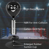 Boxing Ball for Desk - Stress Reducing Boxing Ball with Suction Cup, Stress Ball for Office, Workplace & Home, Perfect Gift Idea - 45-Degree Angle