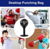 Boxing Ball for Desk - Stress Reducing Boxing Ball with Suction Cup, Stress Ball for Office, Workplace & Home, Perfect Gift Idea - Close-Up Angle