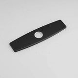 Kitchen Countertop Cover Plate, Matte Black Finish