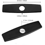 Kitchen Countertop Cover Plate, Matte Black Finish