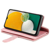 Compatible with Samsung Galaxy S25 Case PU Leather Phone Case with Zipper Wallet 9 Card Slots_yux - Top-Down View