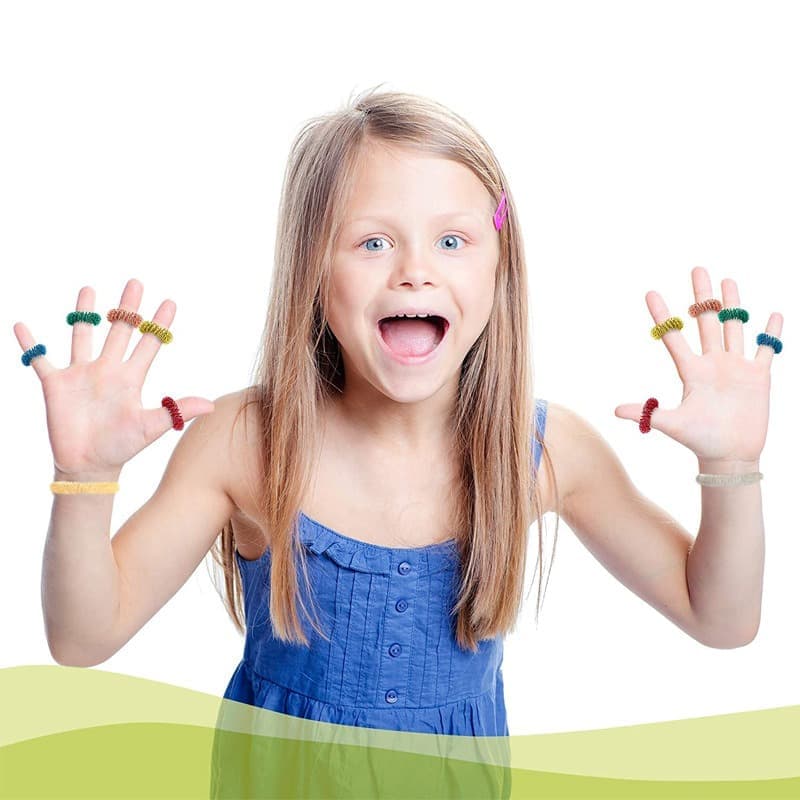 Stress Ring 14-pack – Fidget Ring & Sensory Stress Toys for Anxiety and ADHD