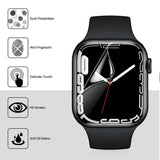 3-pack Screen Protector for Apple Watch 1/2/3 42mm - Full Coverage Transparent - Top-Down View