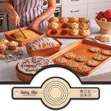 Dough Rolling Mat, Silicone Dough Mat | Foldable Silicone Bread Lifter Bread Baking Mat, Kneading Rolling Mat Silicone Bread Mat with Precise Scale_max