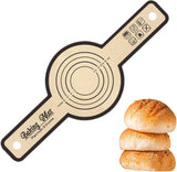 Dough Rolling Mat, Silicone Dough Mat | Foldable Silicone Bread Lifter Bread Baking Mat, Kneading Rolling Mat Silicone Bread Mat with Precise Scale_max