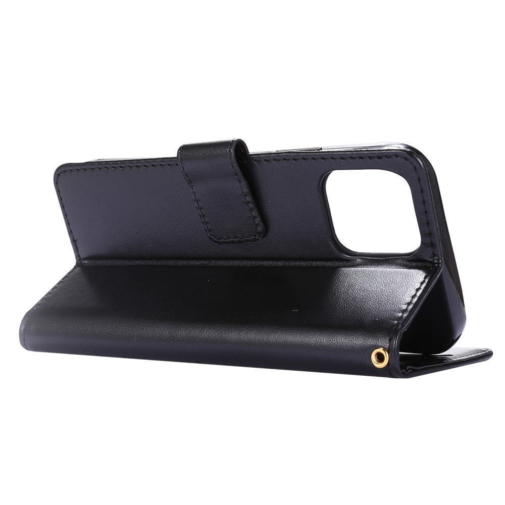 Compatible with iPhone, iPhone 12 / 12 Pro - Floral Case - Black Black Black