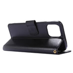 Compatible with iPhone, iPhone 12 / 12 Pro - Floral Case - Black Black Black