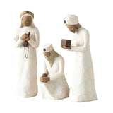 Willow Tree Three Wise Men Nativity Scene Figurines - Sculpted and Hand Painted (26027)-FA6-