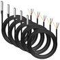 5pcs Waterproof DS18B20 Temperature Sensor, Digital Temperature Thermal Cable Temperature (-55- +125)