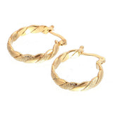 14k Gold Hoops Earrings for Christmas Parties