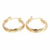 14k Gold Hoops Earrings for Christmas Parties
