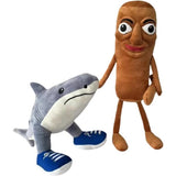 Brainrot Italian Plush Toy 37cm, Soft Meme Decor & Collectible - Top-Down View