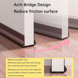 Soundproofing Door Strip - Door Bottom Sealing Strip - White - 93 cm - For Draught, Sound and Dust Insulation - Low Angle