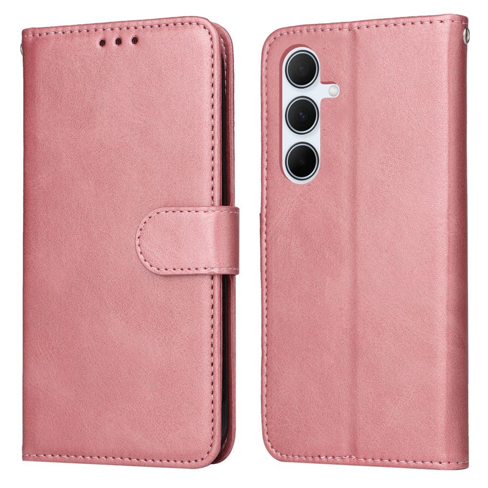Compatible with Samsung A56 5G Compatible PU Leather Wallet Case - More Colors Pink