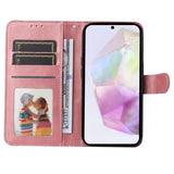 Compatible with Samsung A56 5G Compatible PU Leather Wallet Case - More Colors Pink - Side View