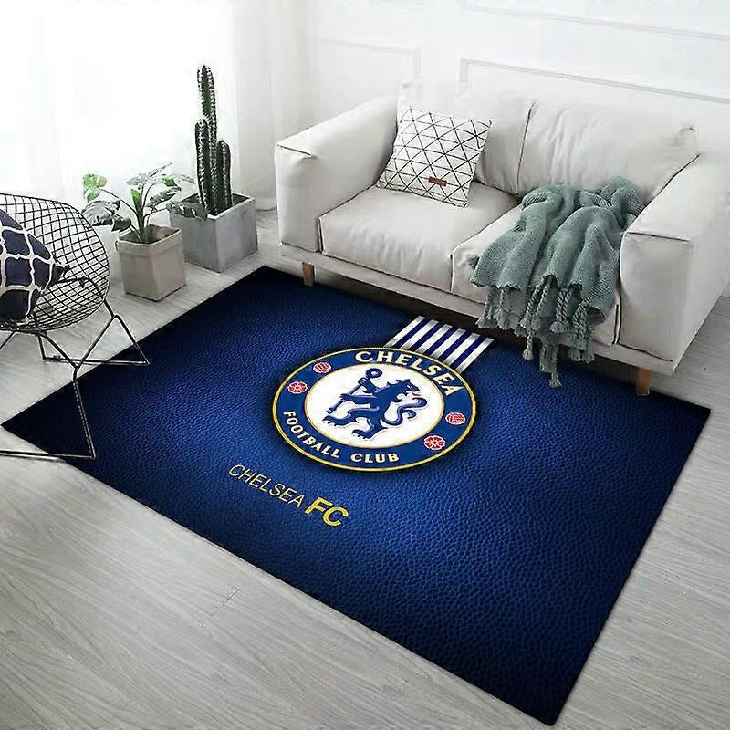 Retro Carpet Football Club Soft Non-Slip Highly Absorbent Carpet Suitable for Study Room Chelsea A Chelsea A 90x140cm