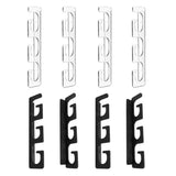 Set of fishing rod holders for garage, 6 rods - Fishing rod holders for wall and ceiling, fishing rod storage 0.46 Black - Extra Image