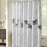 NEW Shower Curtain 220X200cm, Bathroom Curtains With Hooks Mildew Resistant