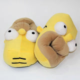 Simpson Slippers Funny Plush Slippers Warm Winter Indoors_max - Side View