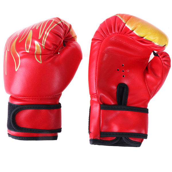 Boxing Gloves Children Junior Youth Sparring Training Kickboxing Red One Size Blue