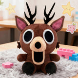 The Deer Plush 99 Nights in the Woods Plush, Collectible Stuffed Animal Doll for Game Fans, Thoughtful Gift for Enthusiasts_qcx - Front View