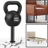 pcs Furniture Legs, 18-30 cm Adjustable Furniture Legs with 18 pcs Screws, Metal Bathroom Cabinet Feet for Sofa Cabinet Table Leg Chair - Black - Top-Down View