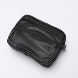 Men's Genuine Leather Belt Wallet Bag Pouch Waist Bag Loop Card Holder