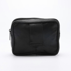 Men's Genuine Leather Belt Wallet Bag Pouch Waist Bag Loop Card Holder
