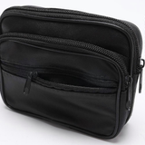 Men's Genuine Leather Belt Wallet Bag Pouch Waist Bag Loop Card Holder