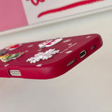 iPhone 16 Pro Max Christmas Series Frosted PC Hybrid TPU Case Cover_tfrf 3D Christmas - 45-Degree Angle