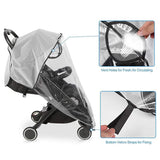 Universal Stroller Rain Cover, 5-in-1 Cover - Transparent Rain Cover for Stroller - Side View
