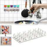 4-pack spice rack for 20 spices White white